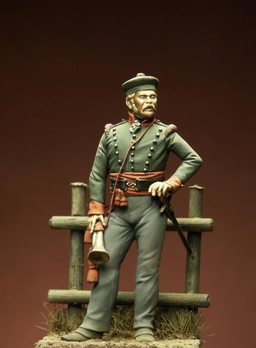 Sergente II KGL Tromba Light Battalion, Waterloo 1815
